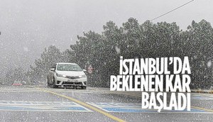 İstanbul'da kar yağışı hızlandı; Valilik: Okullar tatil edildi!
