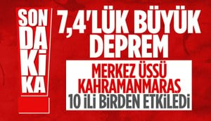 Kahramanmaraş'ta büyük DEPREM: 7.7'lik sarsıntı birçok ilde hissedildi