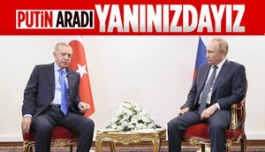 Vladimir Putin, deprem sonrası Cumhurbaşkanı Erdoğan'la görüştü