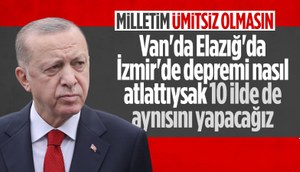 Cumhurbaşkanı Erdoğan: 10 ilimizde konutları sahiplerine teslim edeceğiz