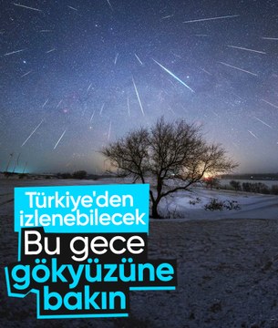 Trkiye'den izlenebilecek: Yln ilk meteor yamuru iin geri saym!