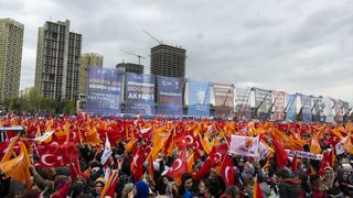 Yüzbinler Ankara'da Cumhurbaşkanı Erdoğan'ı bekliyor: Miting alanında coşkulu kalabalık