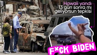 Günler sonra yangının çıktığı Hawaii'ye gitti: ABD Başkanı Biden'a protestolu karşılama