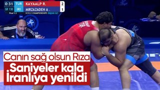 Milli Güreşçi Rıza Kayaalp dünya ikincisi