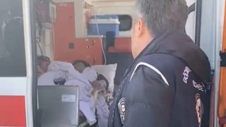 Amasya'da ambulansın içinden kaçak göçmen çıktı