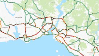 İstanbul'da yağış nedeniyle trafik yoğunluğu yüzde 74'e çıktı