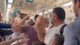 Marmaray'da çocuklarının yanında babaya saldıran şüpheli tutuklandı