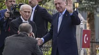 Cumhurbaşkanı Erdoğan, Devlet Bahçeli ile bir araya geldi