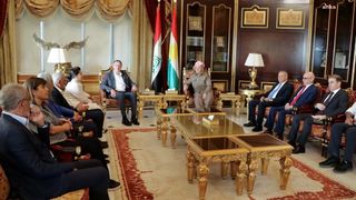 DEM Parti heyeti, Mesut Barzani ile bir araya geldi
