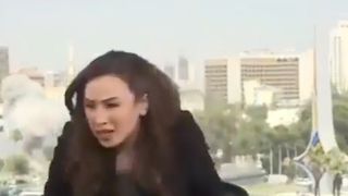 İsrail, Şam'da bu kez Suriye Cumhurbaşkanlığı Sarayı'nı vurdu: Canlı yayında patlama anları