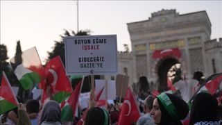 İstanbul tek yürek: Gazze'ye Umut Işığı Ol yürüyüşü gerçekleştirildi