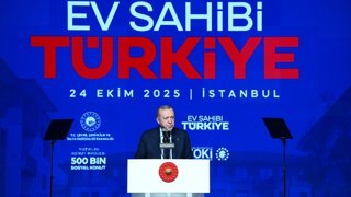Cumhurbaşkanı Erdoğan: 500 bin konutun 100 binini İstanbul'da yapacağız