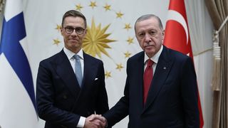 Cumhurbaşkanı Erdoğan, Finlandiya Cumhurbaşkanı ile görüştü