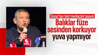 Özgür Özel’den Sinop Test Merkezi’nin taşınması çağrısı: Füze sesleri balıkları korkutuyor