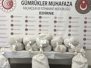 Kapıkule'de 212 kilo uyuşturucu ele geçirildi