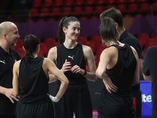 A Milli Kadın Basketbol Takımı, Yunanistan maçının hazırlıklarını tamamladı