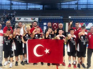 Down Sendromlular Basketbol Milli Takımı, Avrupa Şampiyonası'nda ikinci oldu