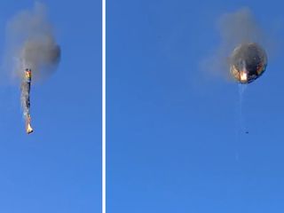 Brezilya'da yanan sıcak hava balonu düştü: 8 ölü
