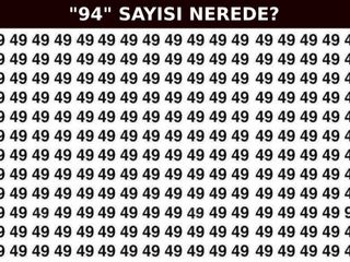 7 saniyelik IQ testi: 49’ların arasındaki 94’ü çoğu kişi bulamıyor