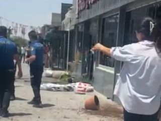 Şırnak'ta cinayet işlenen lokantaya saldırı