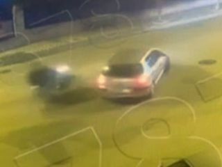 Edirne'de 'Dur' ihtarına uymayan motosiklet, otomobil ile çarpıştı