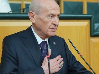 Devlet Bahçeli, 5 ay sonra MHP kürsüsünde: Ayakta alkışlandı