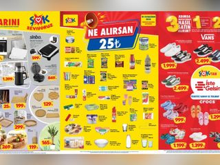 ŞOK 25 Haziran Aktüel Katalog: 2000 TL indirimli Vans ayakkabı çeşitleri geliyor