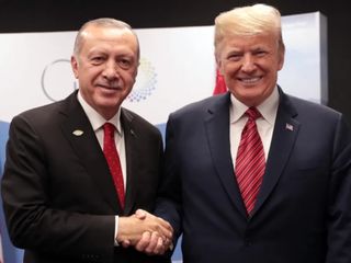 Cumhurbaşkanı Erdoğan, Donald Trump ile bir araya geldi