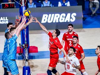 A Milli Erkek Voleybol Takımı, Slovenya'ya mağlup oldu