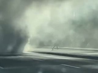 Ankara'da öğrenci taşıyan otobüste yangın