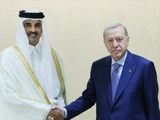 Cumhurbaşkanı Erdoğan Katar Emiri ile görüştü