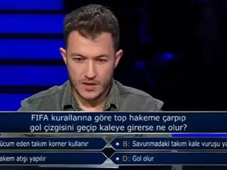 Top hakeme çarpıp gol olursa ne olur? Kim Milyoner Olmak İster’e damga vuran FIFA sorusu