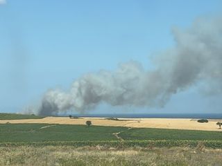 Çanakkale’de tarım arazisinde yangın