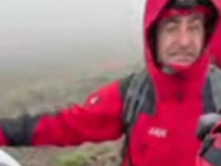 Rize'ye iniş yaparken kırıma uğrayan uçağın enkazının bulunma anı