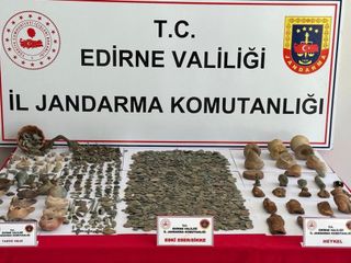 Edirne'de 4 bin 564 parça tarihi eser yakalandı