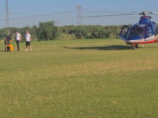 Emre Belözoğlu, tesislere helikopterle indi