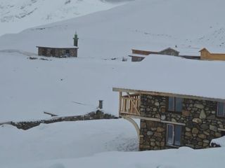 Rize Çayeli Tahpur Yaylası'ndan kar manzaraları