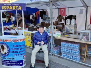 Isparta'da DMD hastası için hastaneye konulan bağış kumbarası hırsızların hedefi oldu