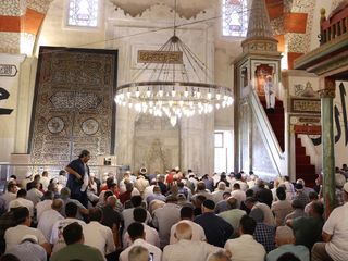 Ali Erbaş, Edirne'deki Eski Cami’de hutbe irat etti