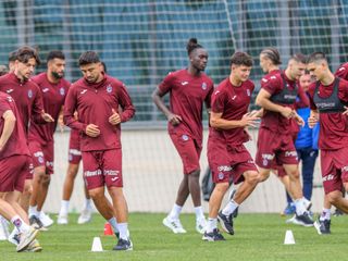 Trabzonspor'da sabah idmanı tamamlandı