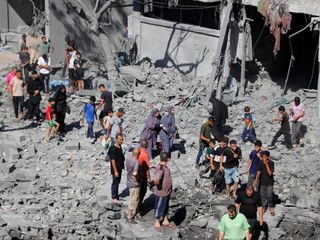 Gazze'de can kaybı 57 bin 338'e yükseldi