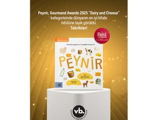 VakıfBank Kültür Yayınları’nın Lezzet Dolu Kitabı “Peynir” Dünyanın En İyisi Seçildi