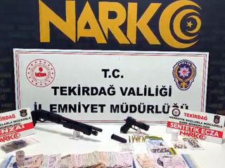 Tekirdağ'da uyuşturucu operasyonu