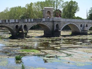 Edirne'de Meriç ve Tunca nehirlerinin debileri düştü