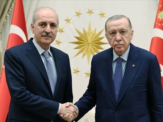 Cumhurbaşkanı Erdoğan, Numan kurtulmuş ile bir araya geldi