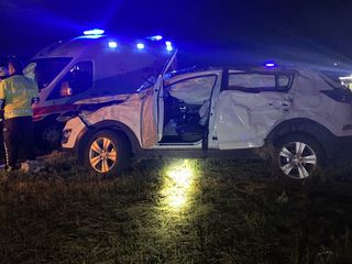Kars'ta refüje çarparak devrilen cipteki 1 kişi öldü
