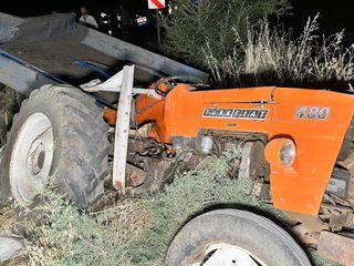 Manisa'da hafriyat kamyonu traktöre arkadan çarptı: 1 ölü, 1 yaralı