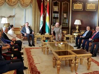 DEM Parti heyeti, Mesut Barzani ile bir araya geldi