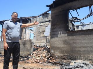 Hatay'da inşaat işçisinin yaptırdığı ev, bir gecede yandı
