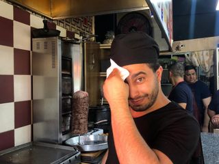 Eskişehir'de döner ustalarının yüksek sıcaklıklarla imtihanı
